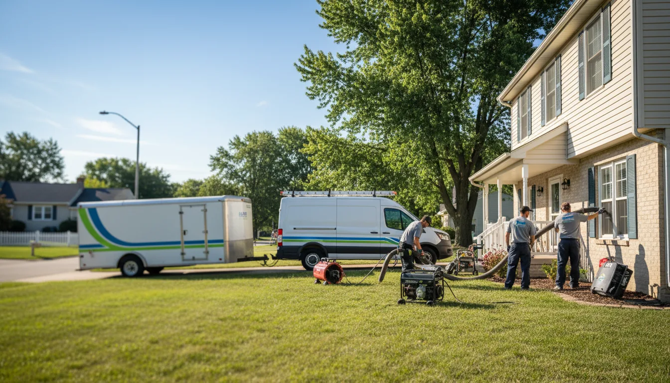 Flooded Basement Restoration And Cleanup With Repair in Zion, IL near me